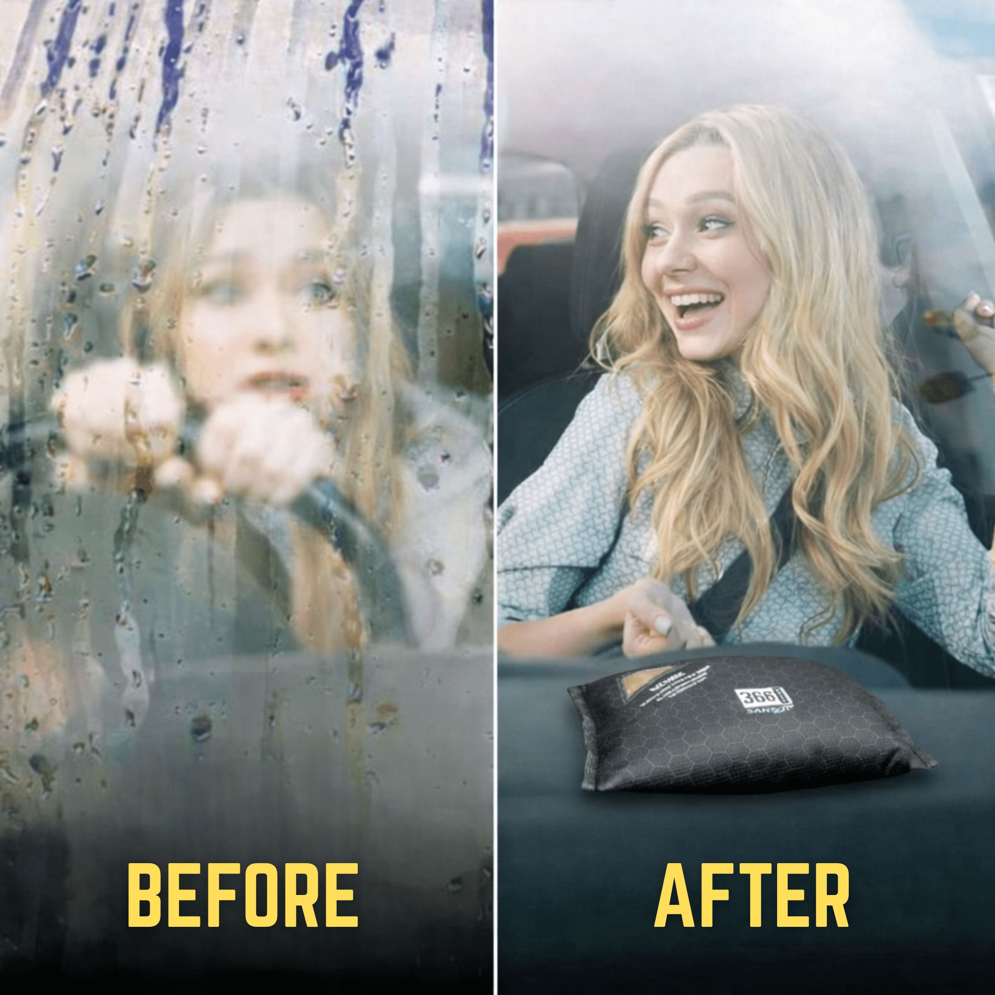 Reusable Moisture Absorbing Bag – Car Dehumidifier - 366 Days